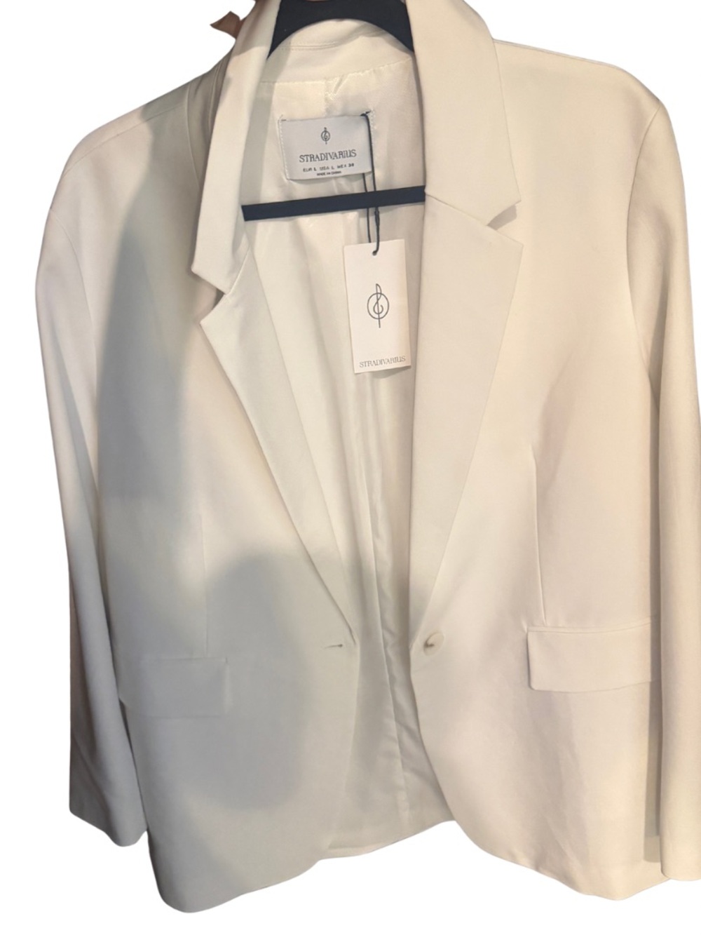 BRAND NEW WITH TAGS - Women’s Stradivarius White Blazer Jacket